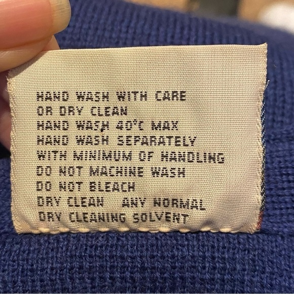 Vintage AKLANDA Pure New Wool Multicolor Coogi Style Vest Size Medium-Unisex - Picture 8 of 8